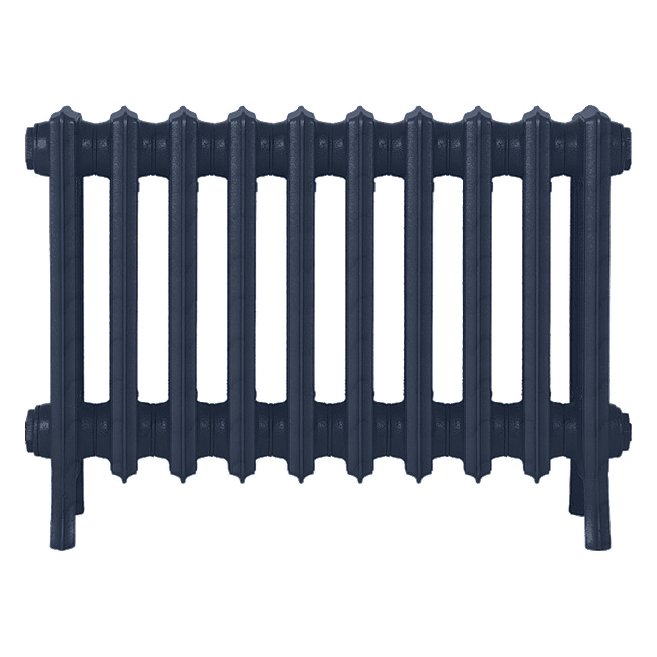 Grace - Anthracite Cast Iron Column Radiator H450mm x W635mm 4 Column - Wall Hung