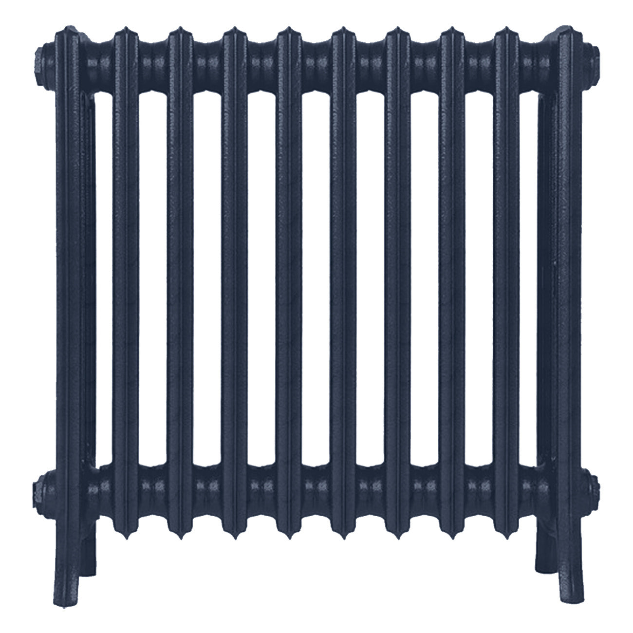 Grace - Anthracite Cast Iron Column Radiator H600mm x W635mm 4 Column - Wall Hung