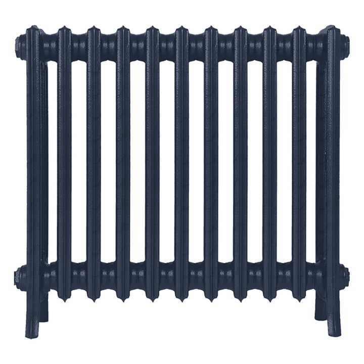 Grace - Anthracite Cast Iron Column Radiator H600mm x W696mm 4 Column - Wall Hung