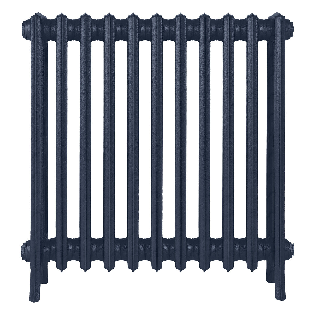 Grace - Anthracite Cast Iron Column Radiator H700mm x W696mm 4 Column - Wall Hung