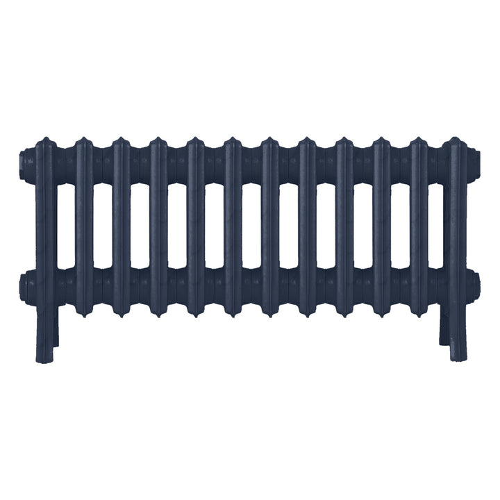 Grace - Anthracite Cast Iron Column Radiator H300mm x W756mm 4 Column - Wall Hung