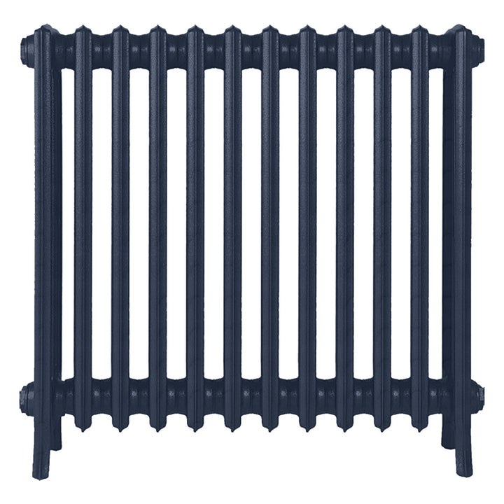 Grace - Anthracite Cast Iron Column Radiator H750mm x W756mm 4 Column - Floor Standing