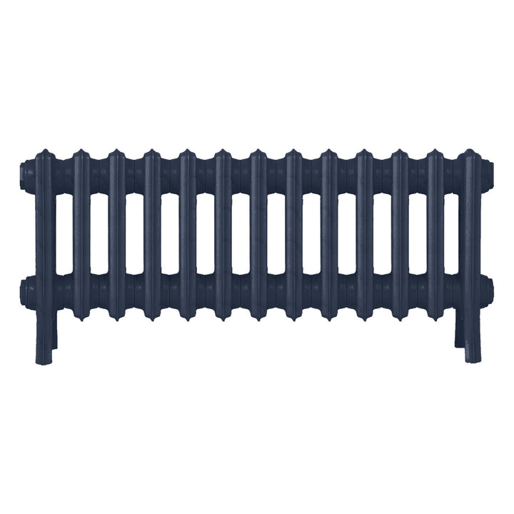 Grace - Anthracite Cast Iron Column Radiator H300mm x W817mm 4 Column - Wall Hung