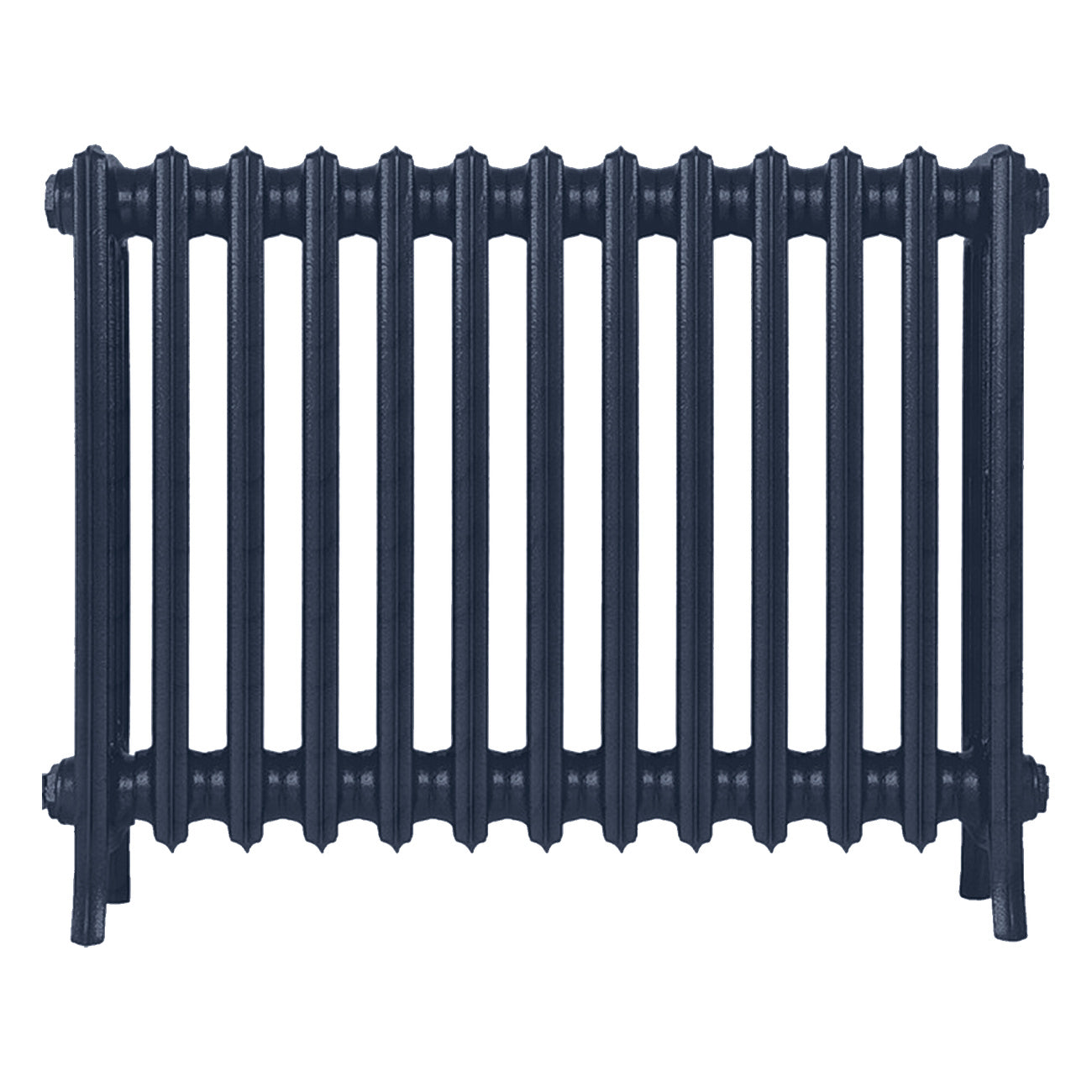 Grace - Anthracite Cast Iron Column Radiator H600mm x W817mm 4 Column - Wall Hung
