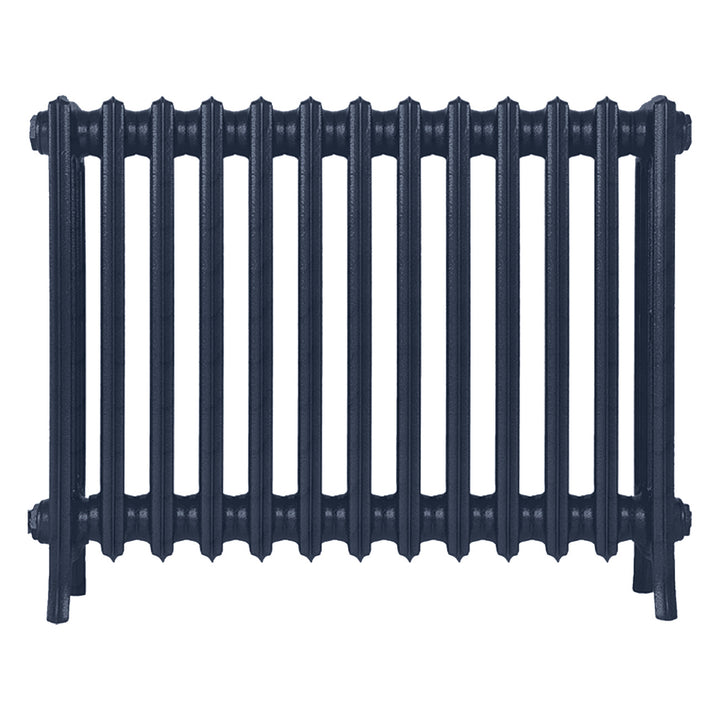 Grace - Anthracite Cast Iron Column Radiator H600mm x W817mm 4 Column - Wall Hung