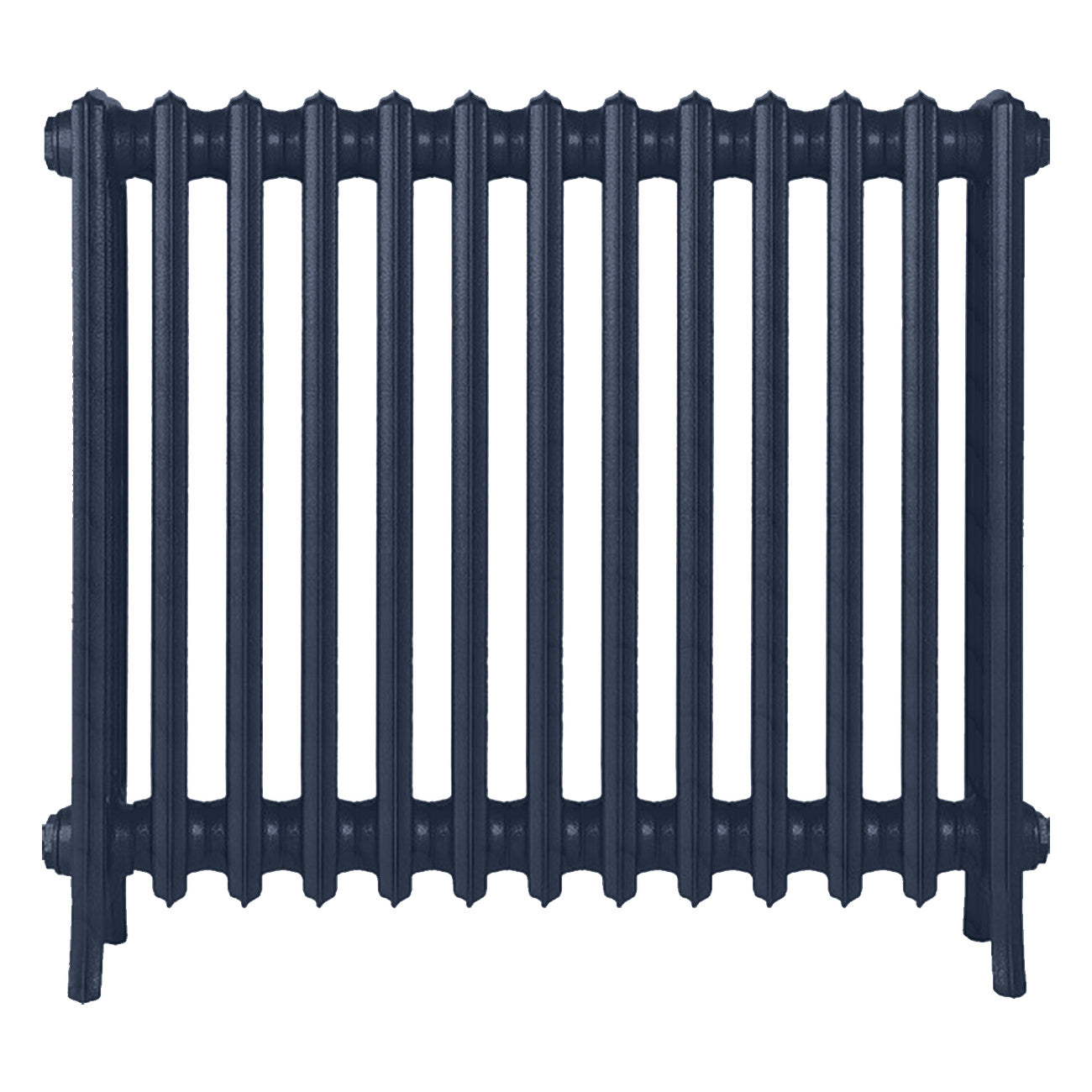 Grace - Anthracite Cast Iron Column Radiator H700mm x W817mm 4 Column - Wall Hung