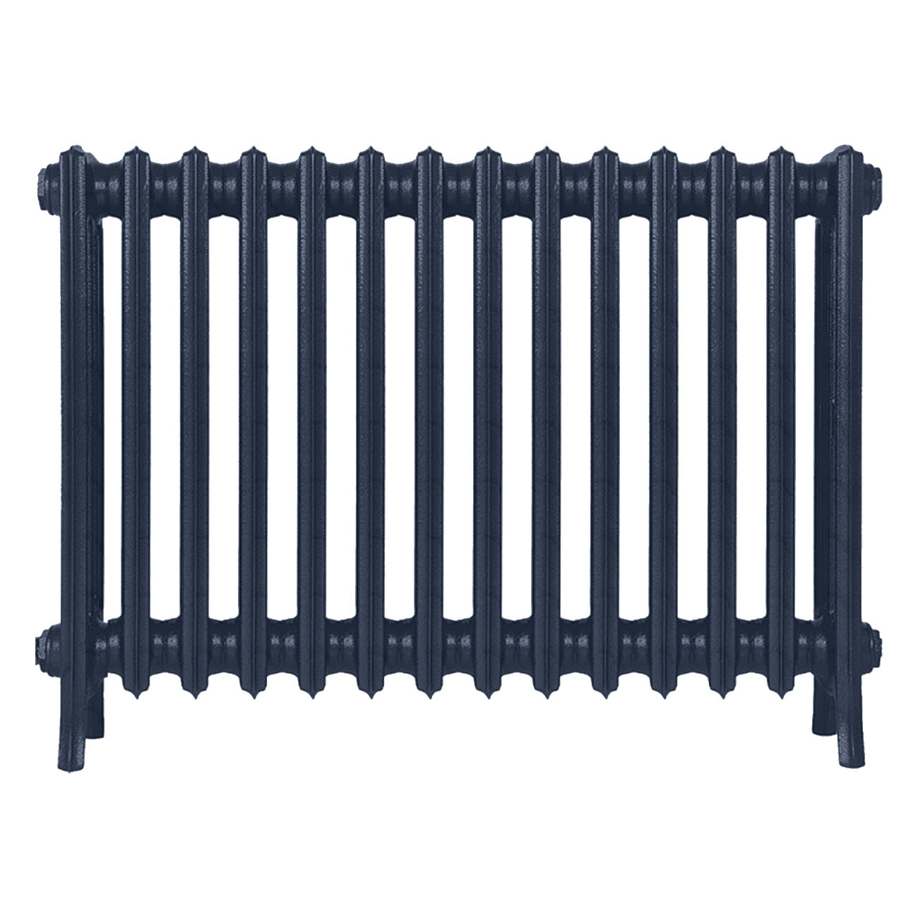 Grace - Anthracite Cast Iron Column Radiator H650mm x W877mm 4 Column - Floor Standing