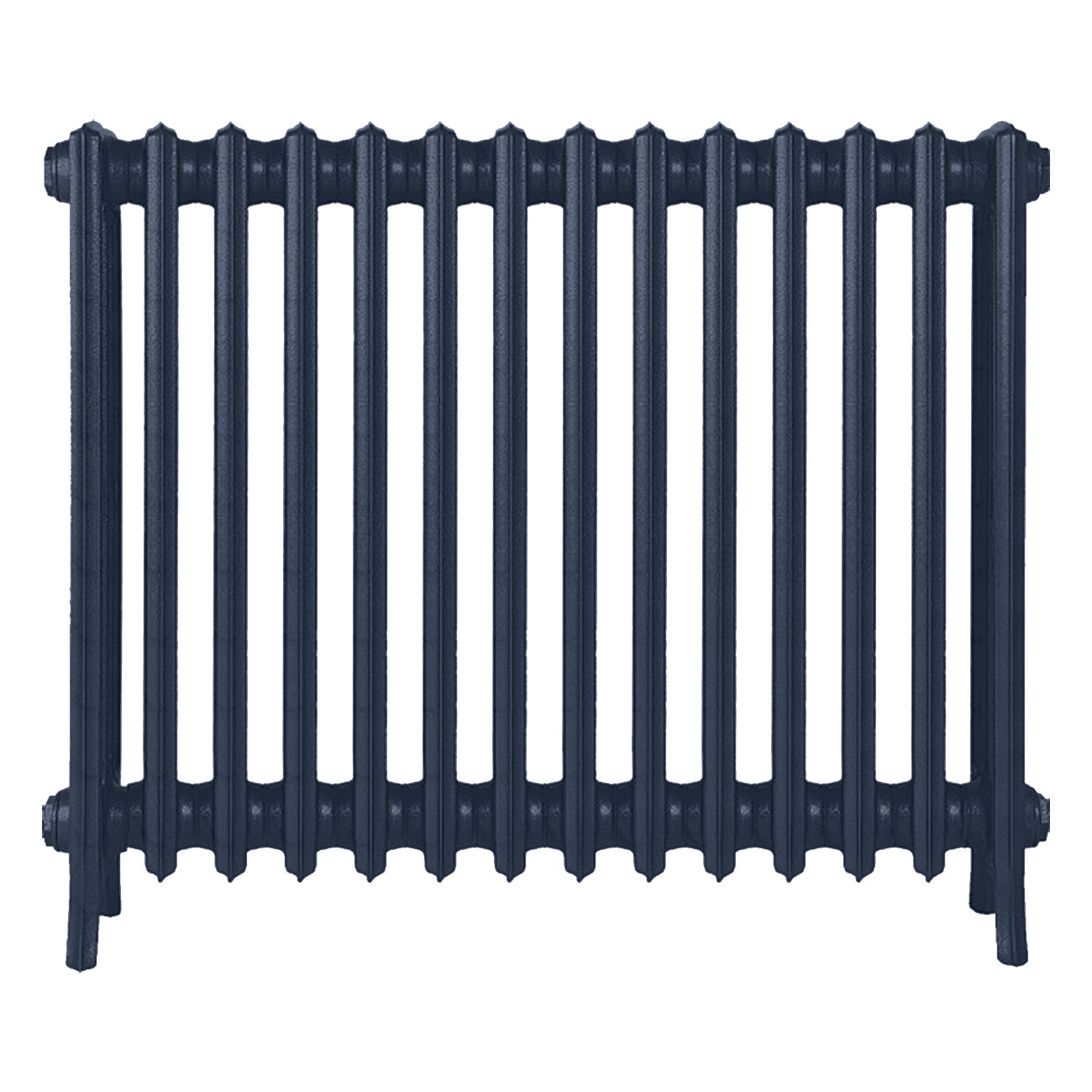 Grace - Anthracite Cast Iron Column Radiator H750mm x W877mm 4 Column - Floor Standing