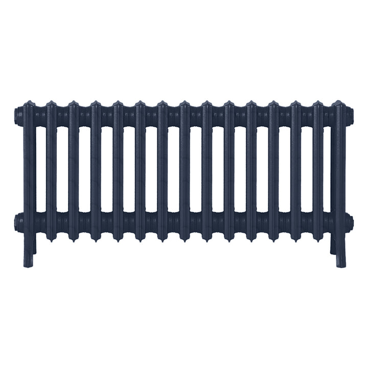 Grace - Anthracite Cast Iron Column Radiator H450mm x W938mm 4 Column - Wall Hung