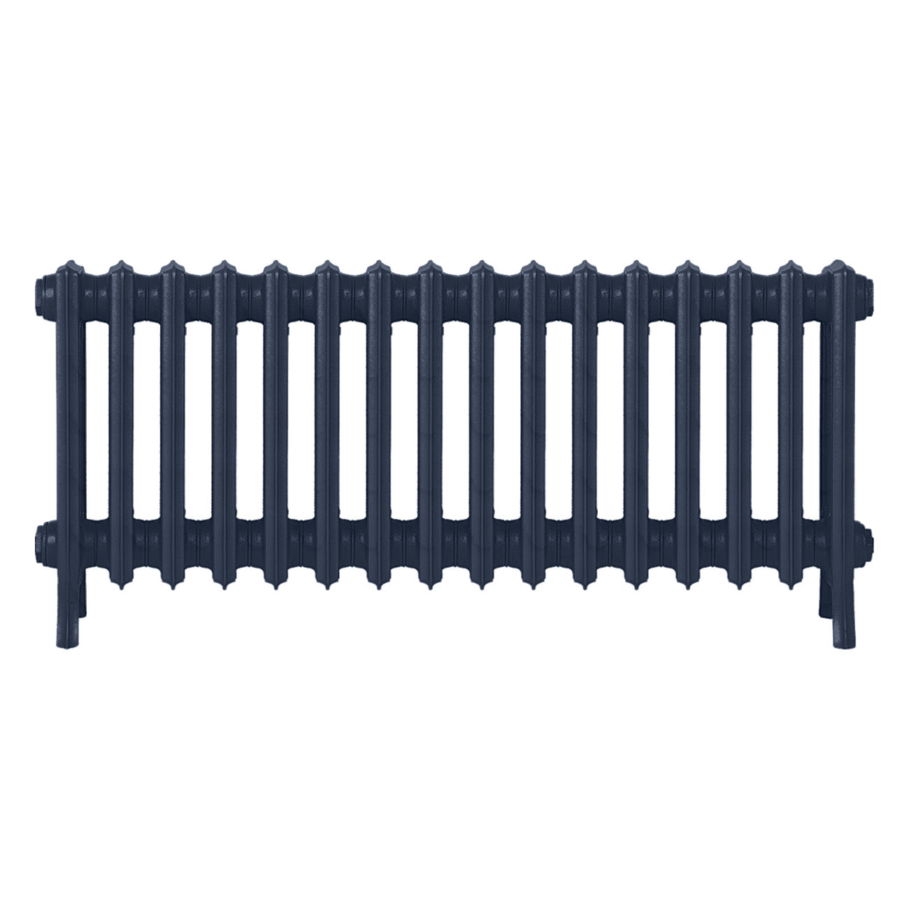 Grace - Anthracite Cast Iron Column Radiator H450mm x W998mm 4 Column - Wall Hung