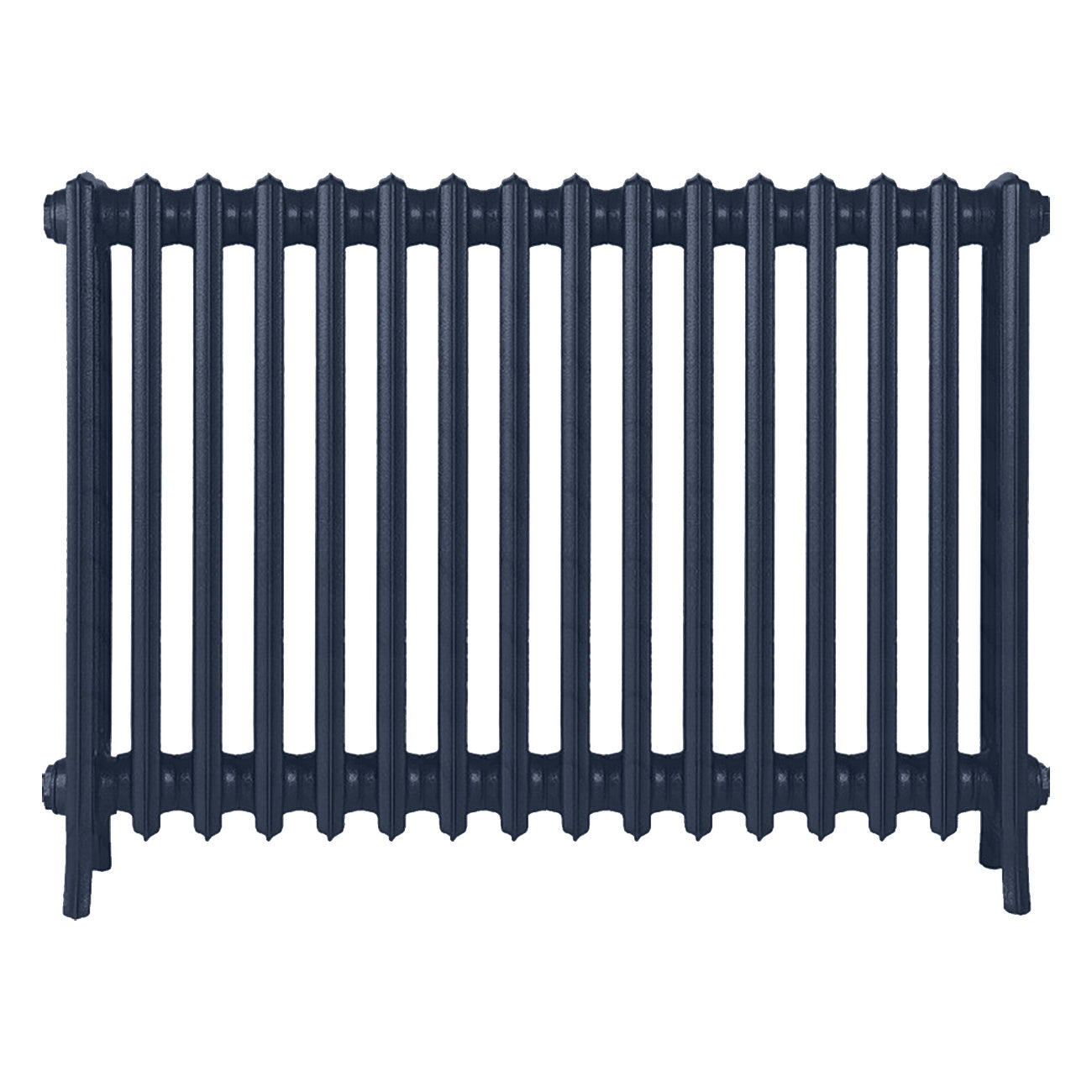 Grace - Anthracite Cast Iron Column Radiator H700mm x W998mm 4 Column - Wall Hung