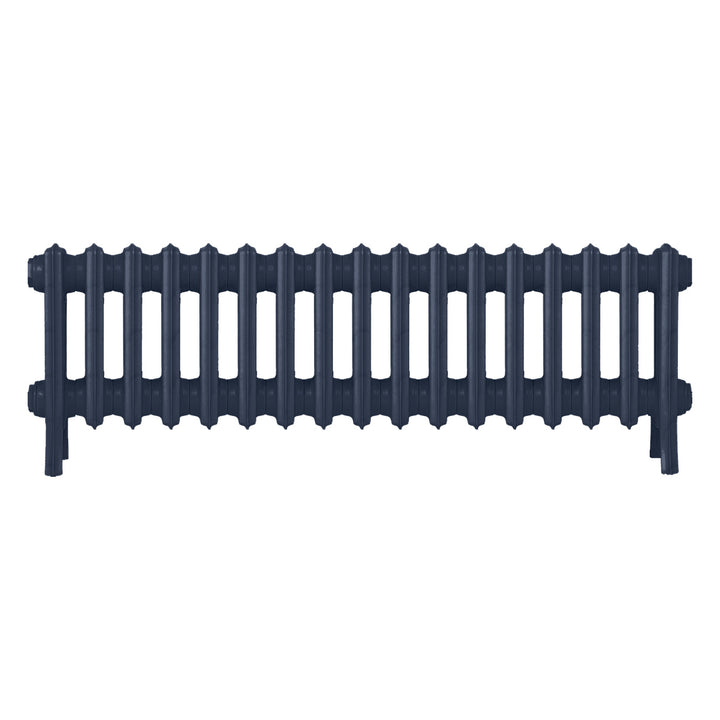 Grace - Anthracite Cast Iron Column Radiator H300mm x W1059mm 4 Column - Wall Hung