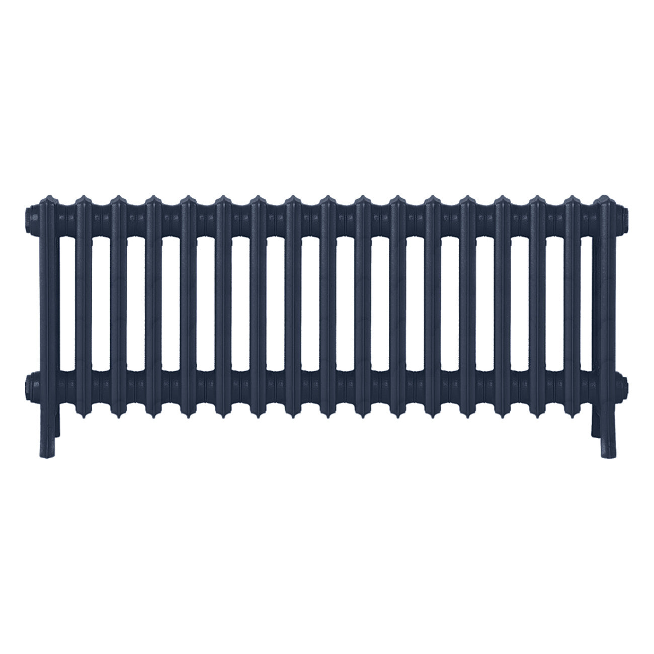 Grace - Anthracite Cast Iron Column Radiator H450mm x W1059mm 4 Column - Wall Hung