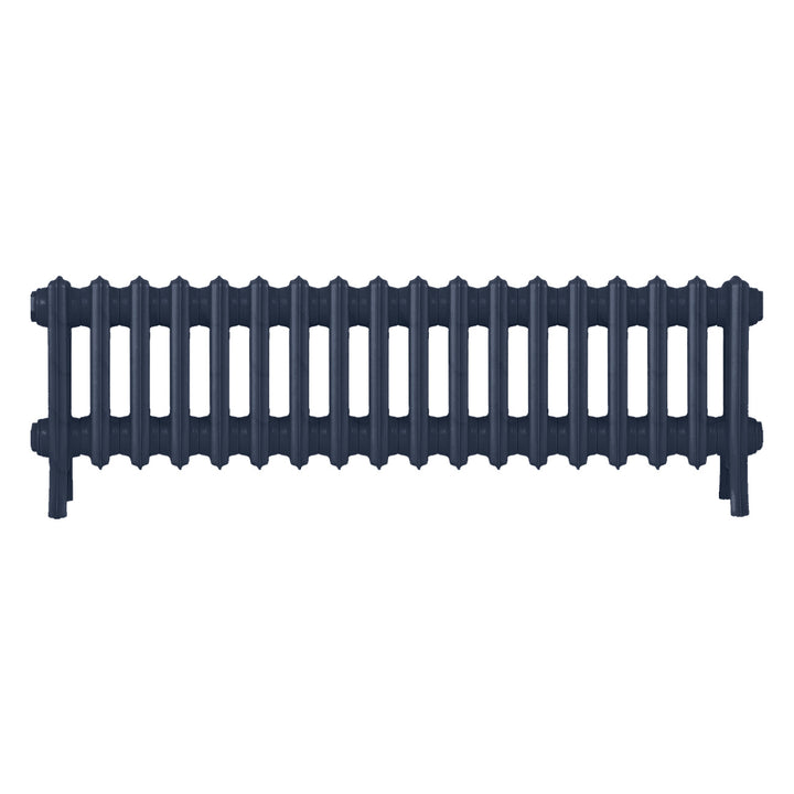 Grace - Anthracite Cast Iron Column Radiator H350mm x W1119mm 4 Column - Floor Standing
