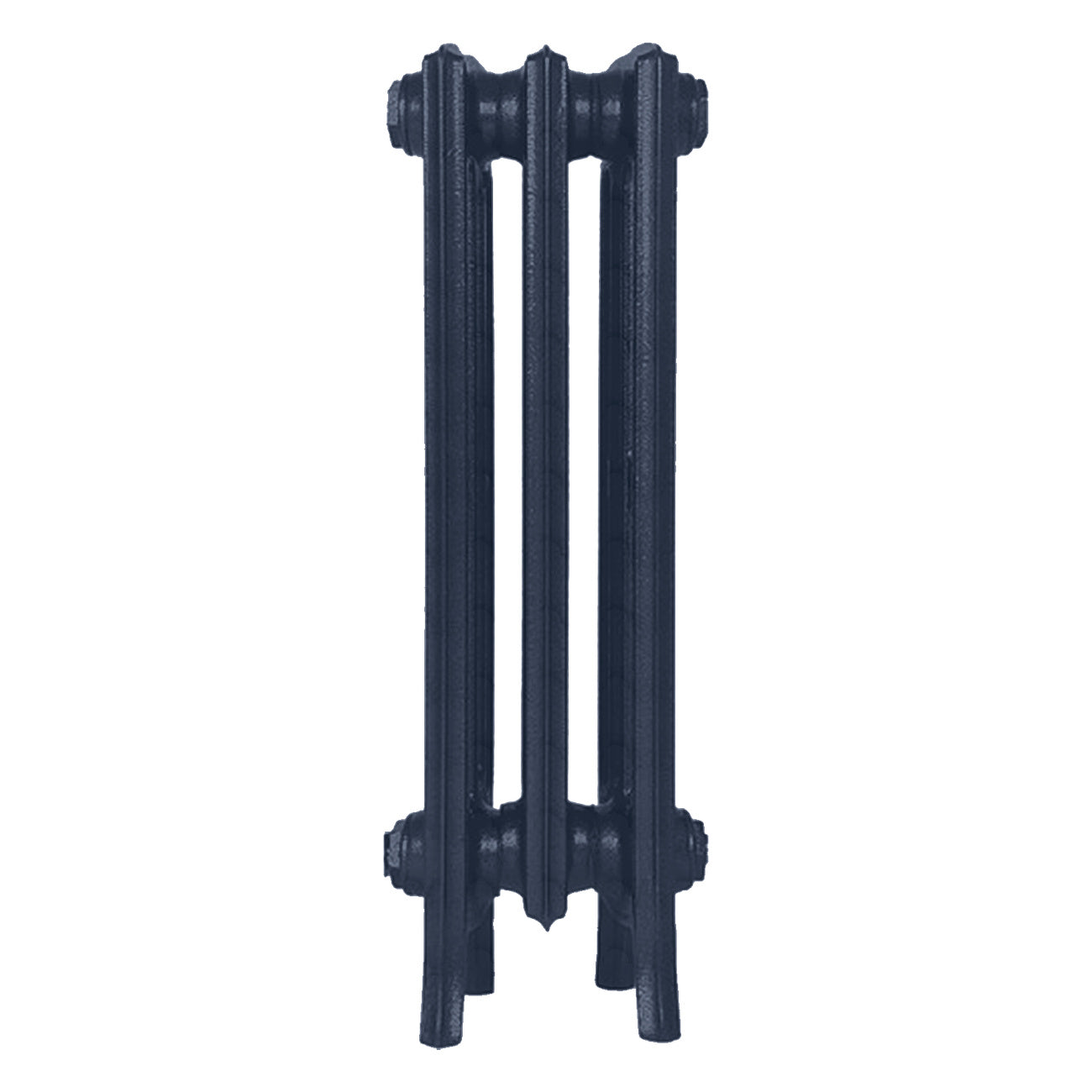 Grace - Anthracite Cast Iron Column Radiator H650mm x W212mm 4 Column - Floor Standing