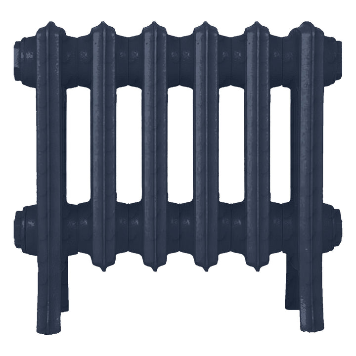 Grace - Anthracite Cast Iron Column Radiator H300mm x W393mm 4 Column - Wall Hung