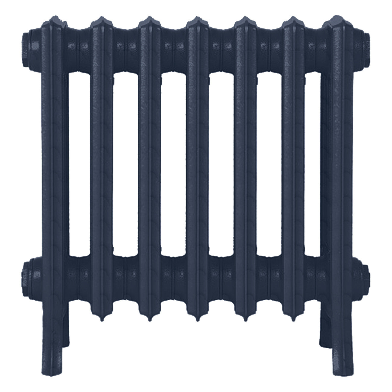 Grace - Anthracite Cast Iron Column Radiator H450mm x W454mm 4 Column - Wall Hung