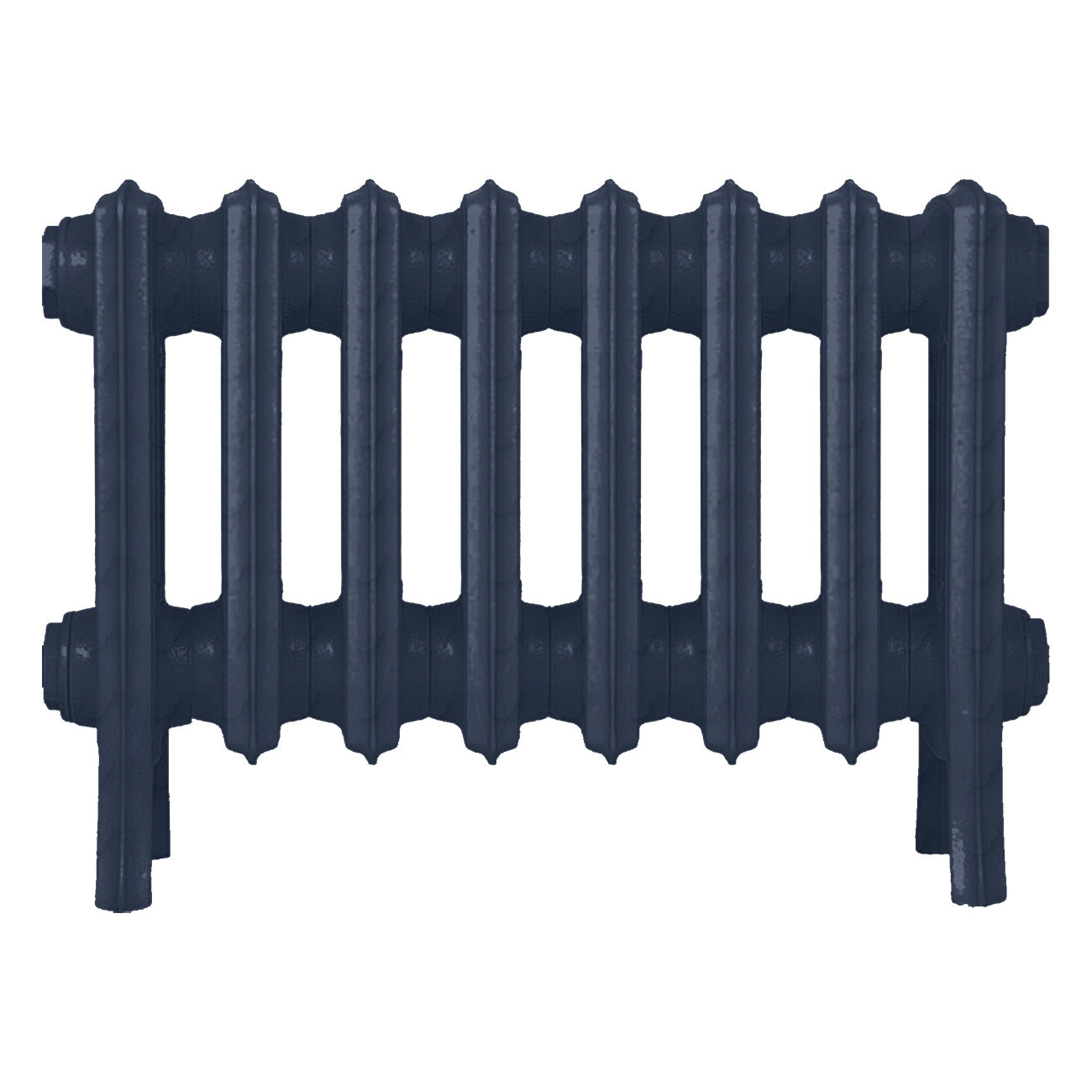 Grace - Anthracite Cast Iron Column Radiator H300mm x W514mm 4 Column - Wall Hung