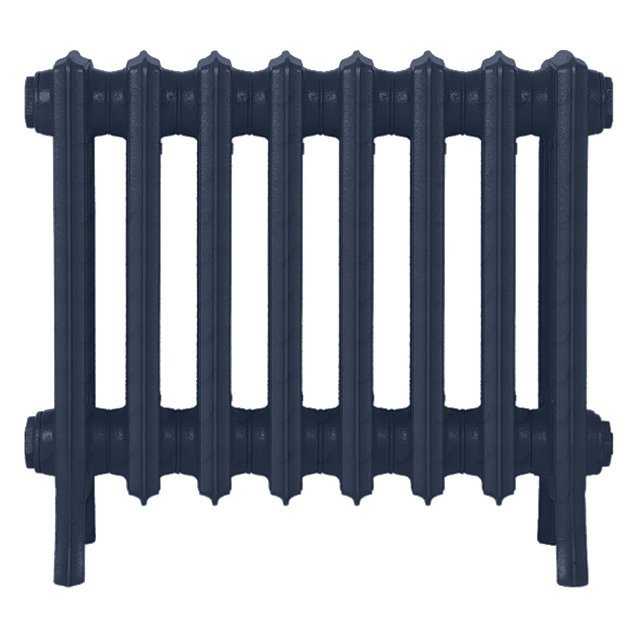Grace - Anthracite Cast Iron Column Radiator H450mm x W514mm 4 Column - Wall Hung