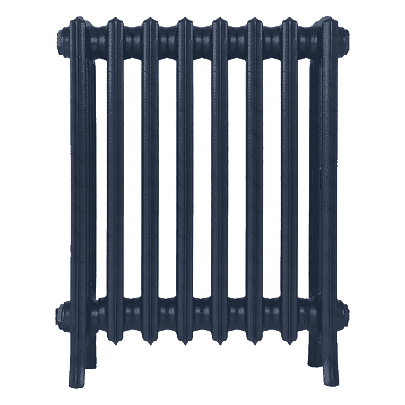 Grace - Anthracite Cast Iron Column Radiator H600mm x W514mm 4 Column - Wall Hung
