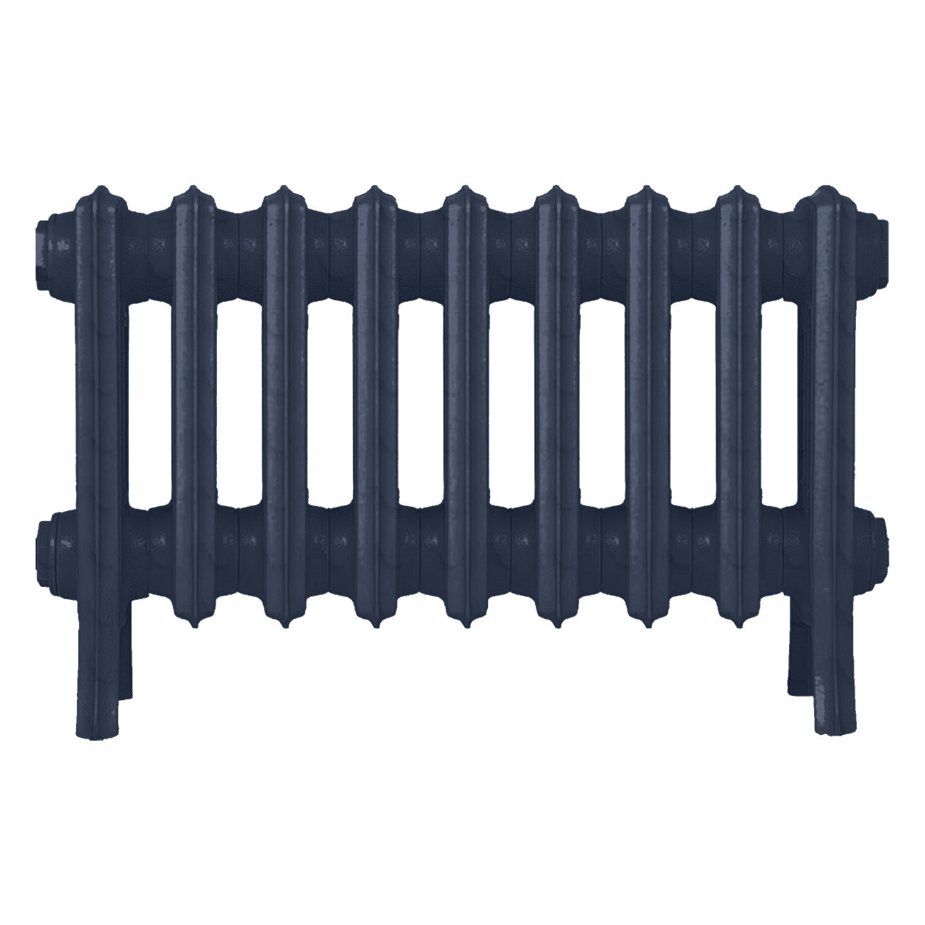Grace - Anthracite Cast Iron Column Radiator H300mm x W575mm 4 Column - Wall Hung