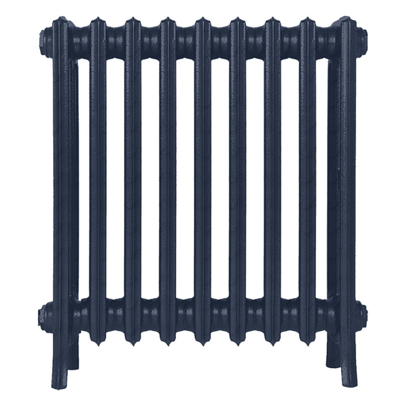 Grace - Anthracite Cast Iron Column Radiator H600mm x W575mm 4 Column - Wall Hung