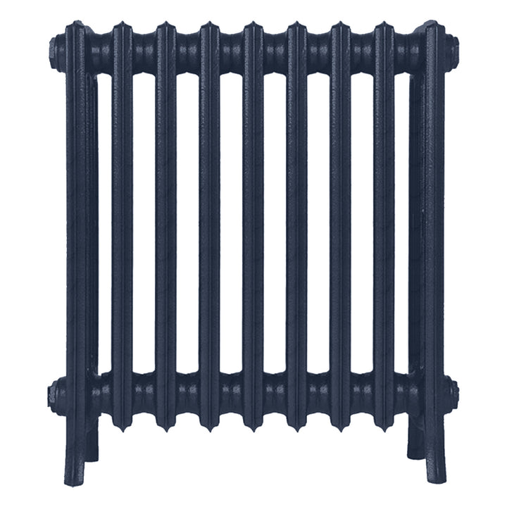 Grace - Anthracite Cast Iron Column Radiator H600mm x W575mm 4 Column - Wall Hung