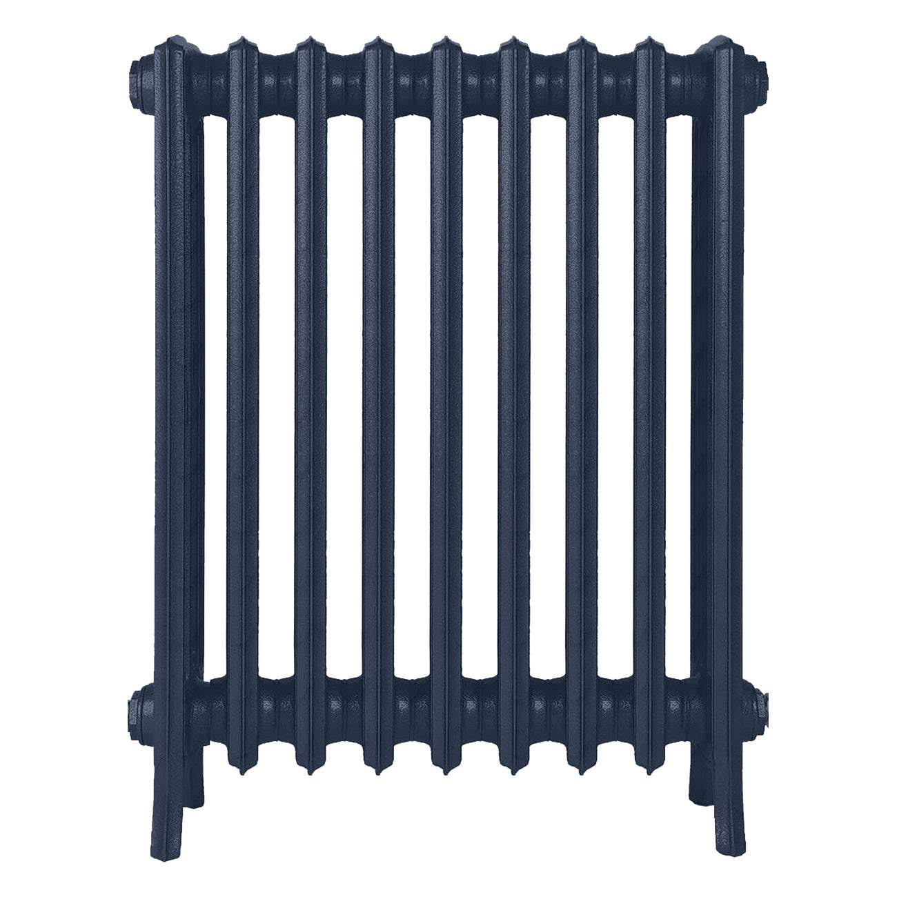 Grace - Anthracite Cast Iron Column Radiator H700mm x W575mm 4 Column - Wall Hung