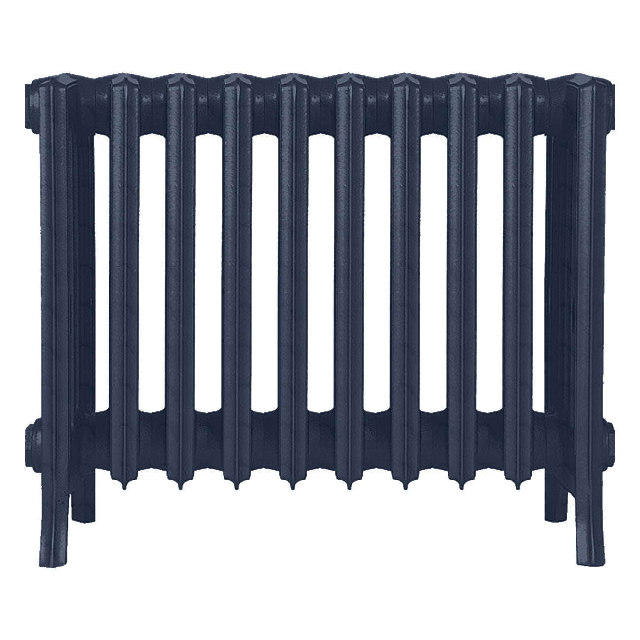 Grace - Anthracite Cast Iron Column Radiator H450mm x W635mm 6 Column - Wall Hung