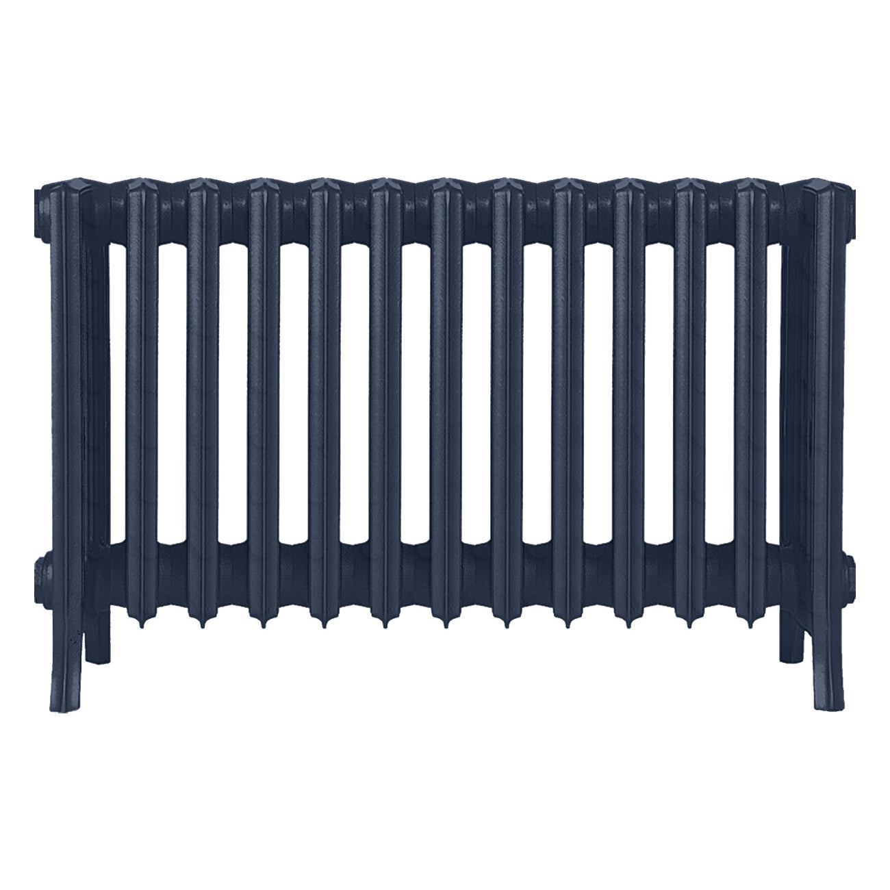 Grace - Anthracite Cast Iron Column Radiator H450mm x W817mm 6 Column - Wall Hung