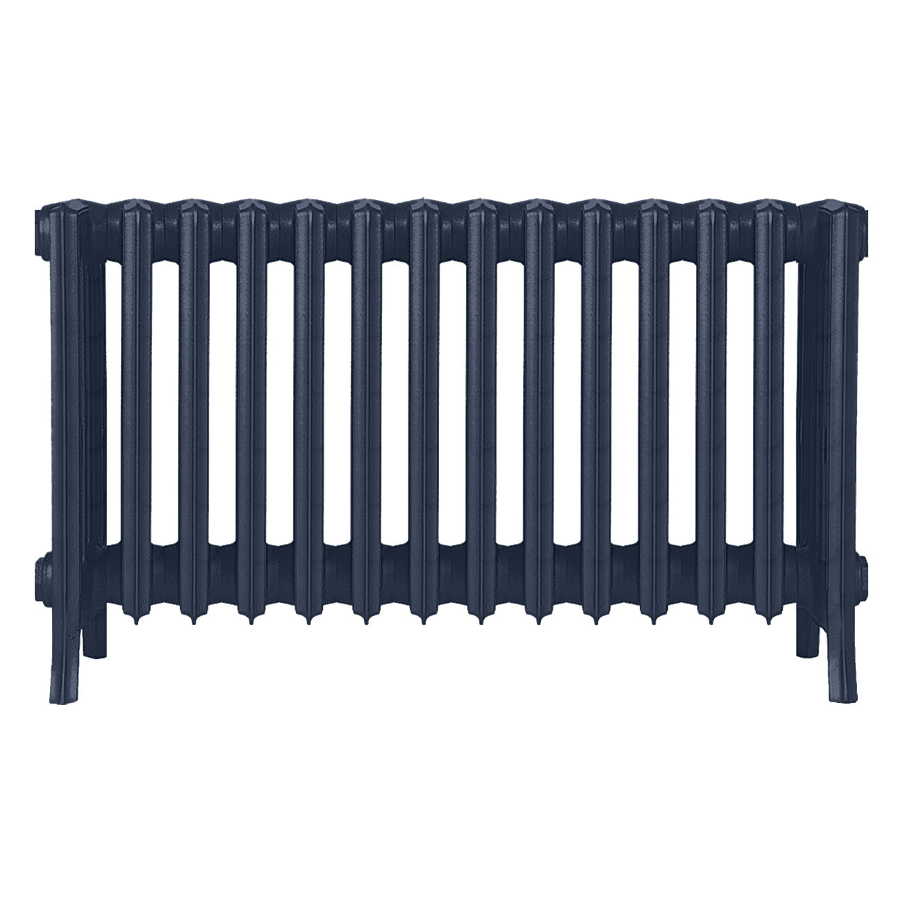 Grace - Anthracite Cast Iron Column Radiator H450mm x W877mm 6 Column - Wall Hung