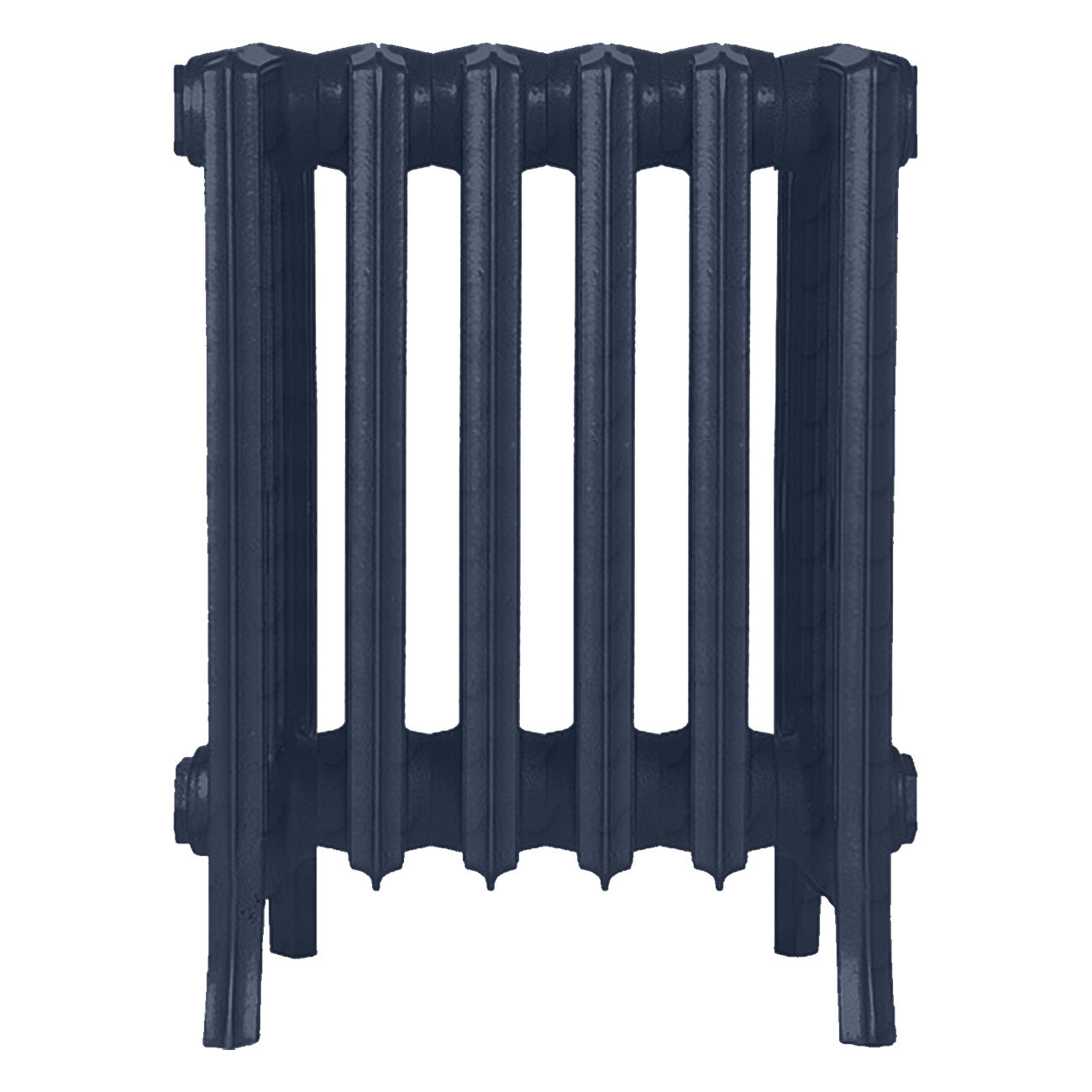 Grace - Anthracite Cast Iron Column Radiator H450mm x W393mm 6 Column - Wall Hung