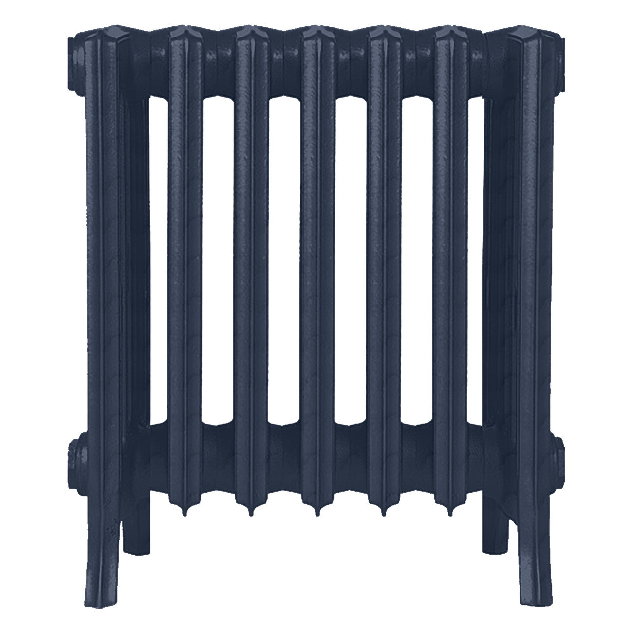 Grace - Anthracite Cast Iron Column Radiator H450mm x W454mm 6 Column - Wall Hung