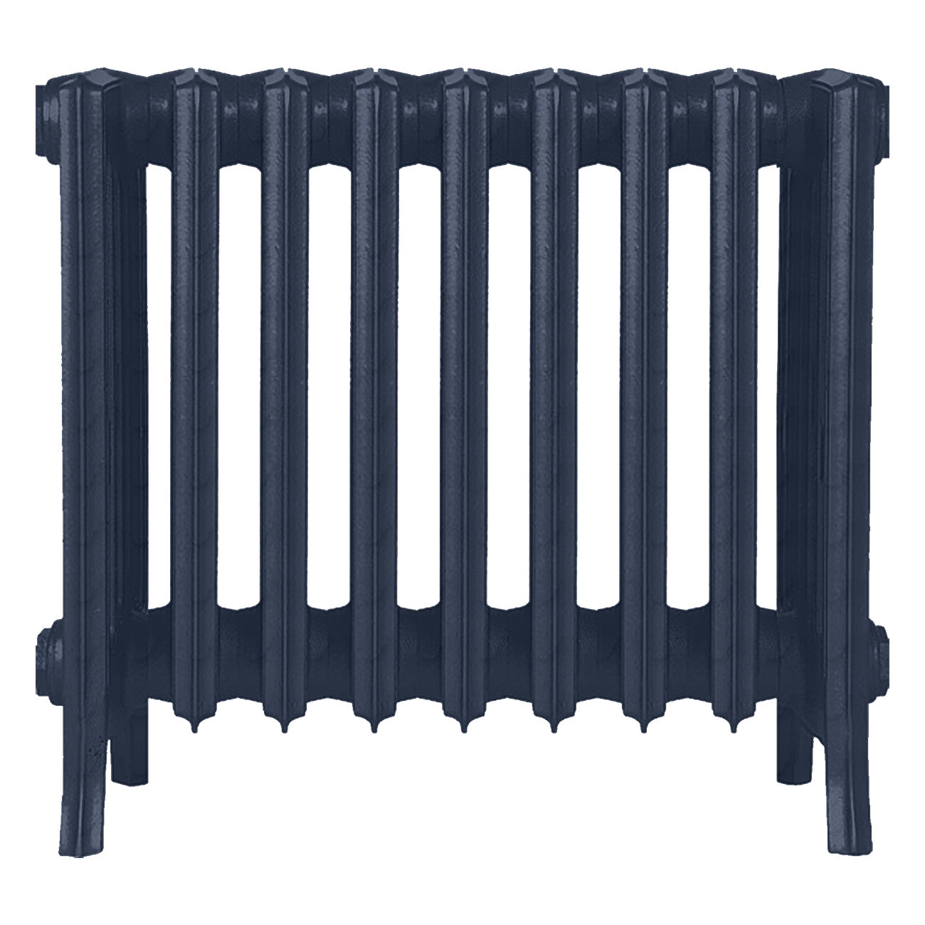 Grace - Anthracite Cast Iron Column Radiator H450mm x W575mm 6 Column - Wall Hung