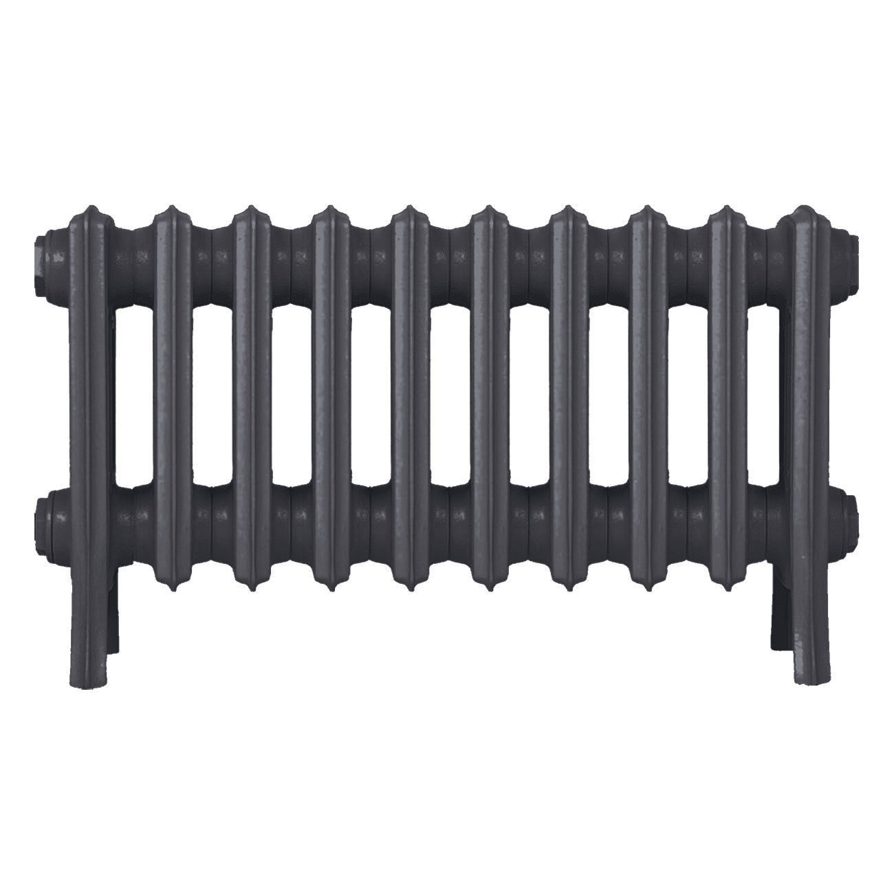 Grace - Black Iron Cast Iron Column Radiator H350mm x W635mm 4 Column - Floor Standing