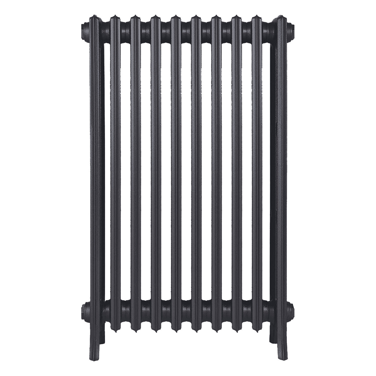 Grace - Black Iron Cast Iron Column Radiator H950mm x W635mm 4 Column - Floor Standing