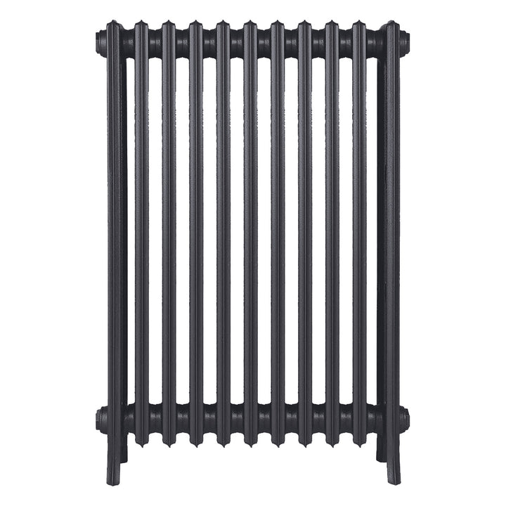 Grace - Black Iron Cast Iron Column Radiator H950mm x W696mm 4 Column - Floor Standing
