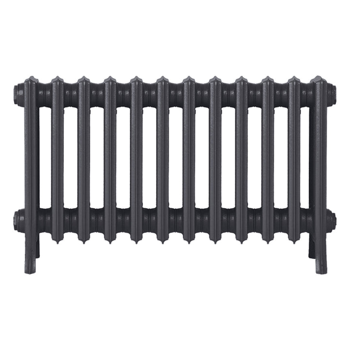 Grace - Black Iron Cast Iron Column Radiator H450mm x W756mm 4 Column - Wall Hung