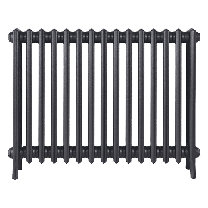 Grace - Black Iron Cast Iron Column Radiator H700mm x W938mm 4 Column - Wall Hung