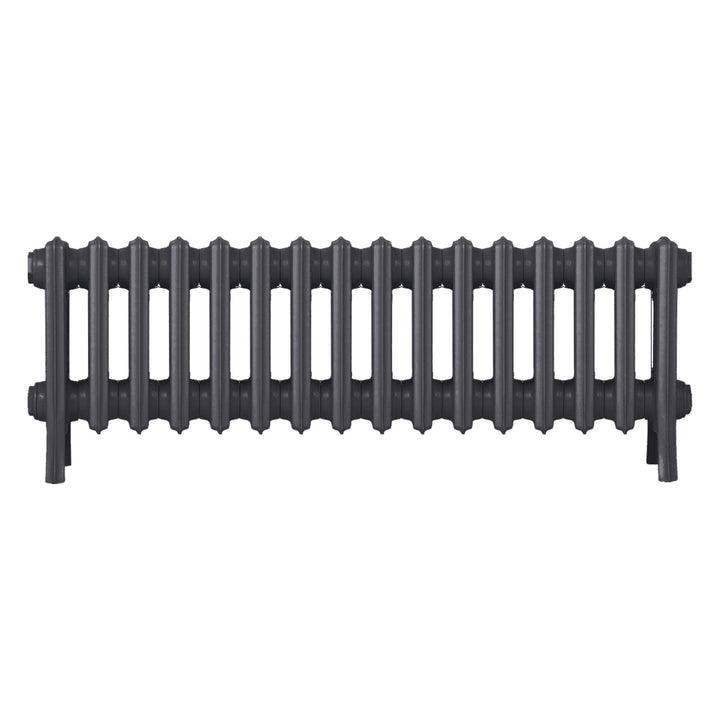 Grace - Black Iron Cast Iron Column Radiator H350mm x W998mm 4 Column - Floor Standing