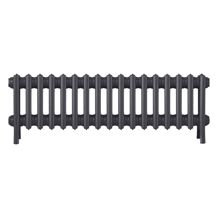 Grace - Black Iron Cast Iron Column Radiator H300mm x W1059mm 4 Column - Wall Hung
