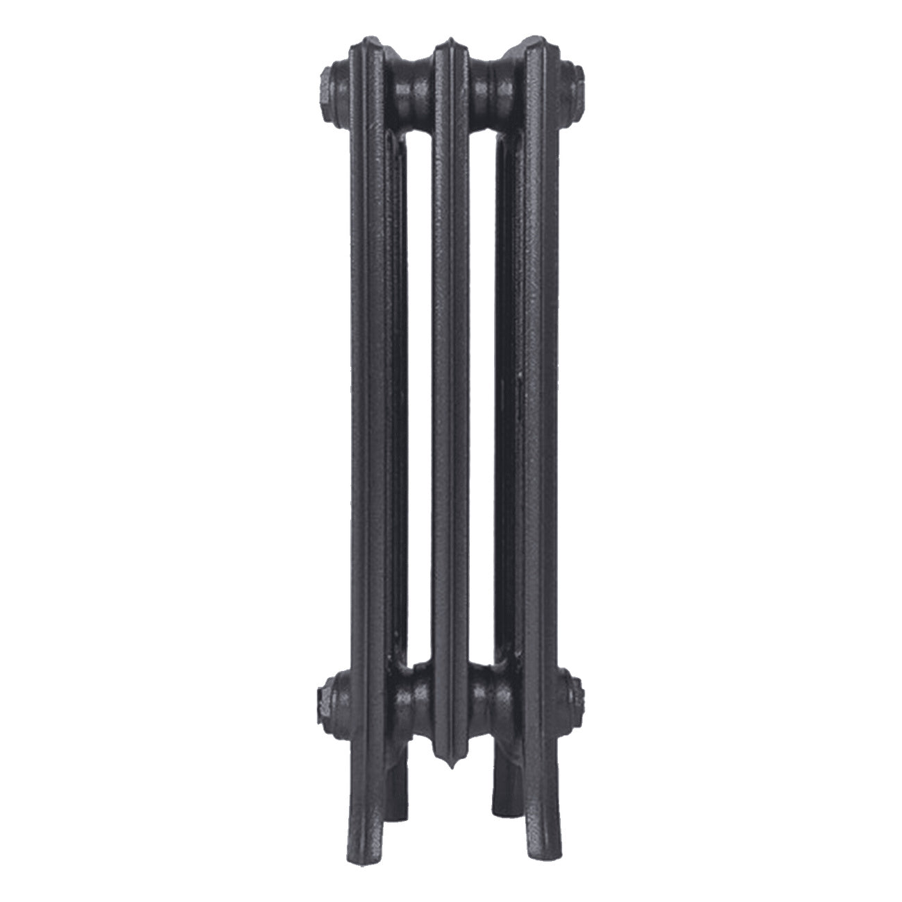 Grace - Black Iron Cast Iron Column Radiator H650mm x W212mm 4 Column - Floor Standing