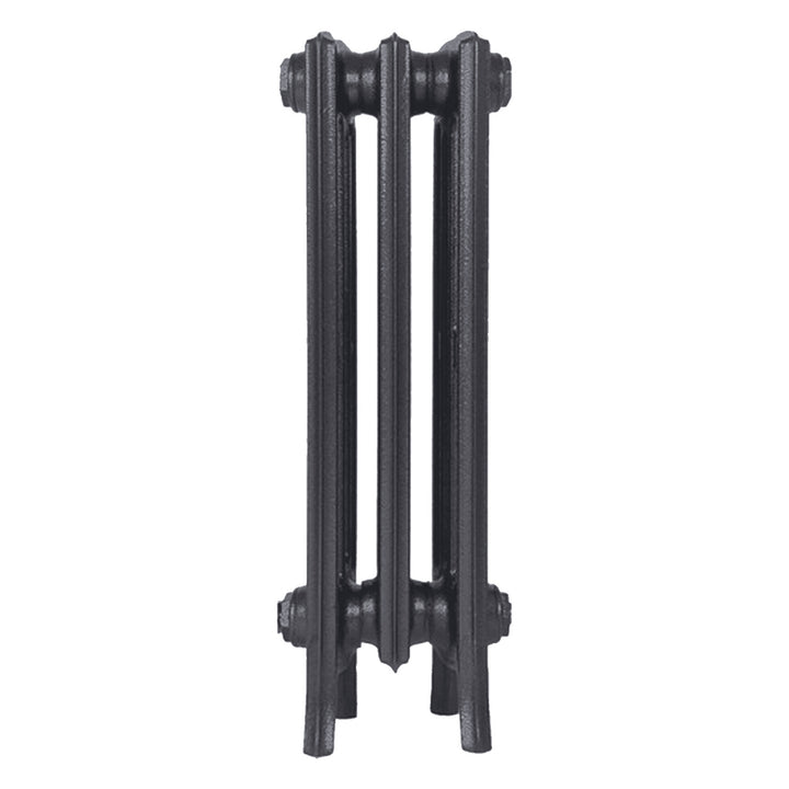 Grace - Black Iron Cast Iron Column Radiator H650mm x W212mm 4 Column - Floor Standing