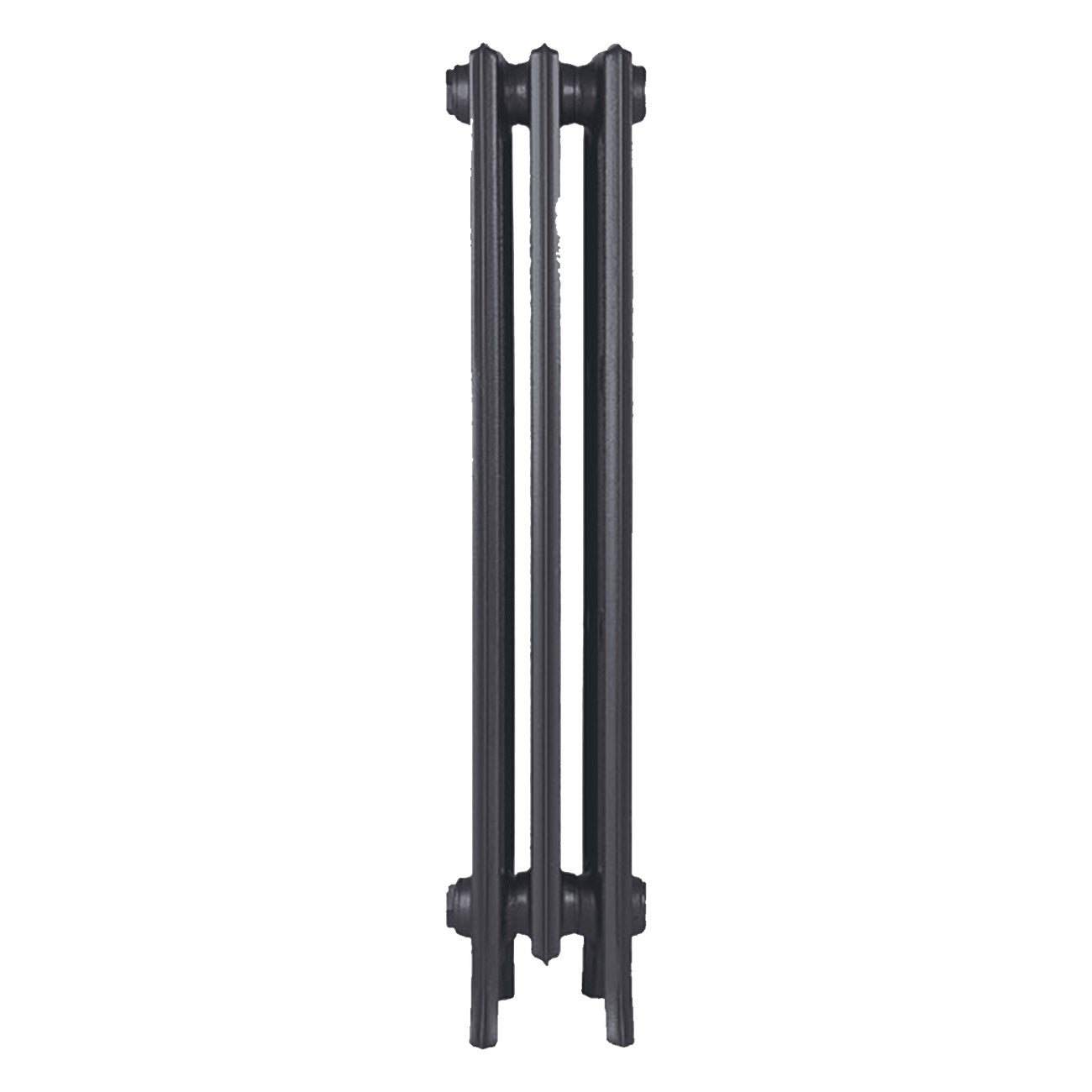 Grace - Black Iron Cast Iron Column Radiator H950mm x W212mm 4 Column - Floor Standing