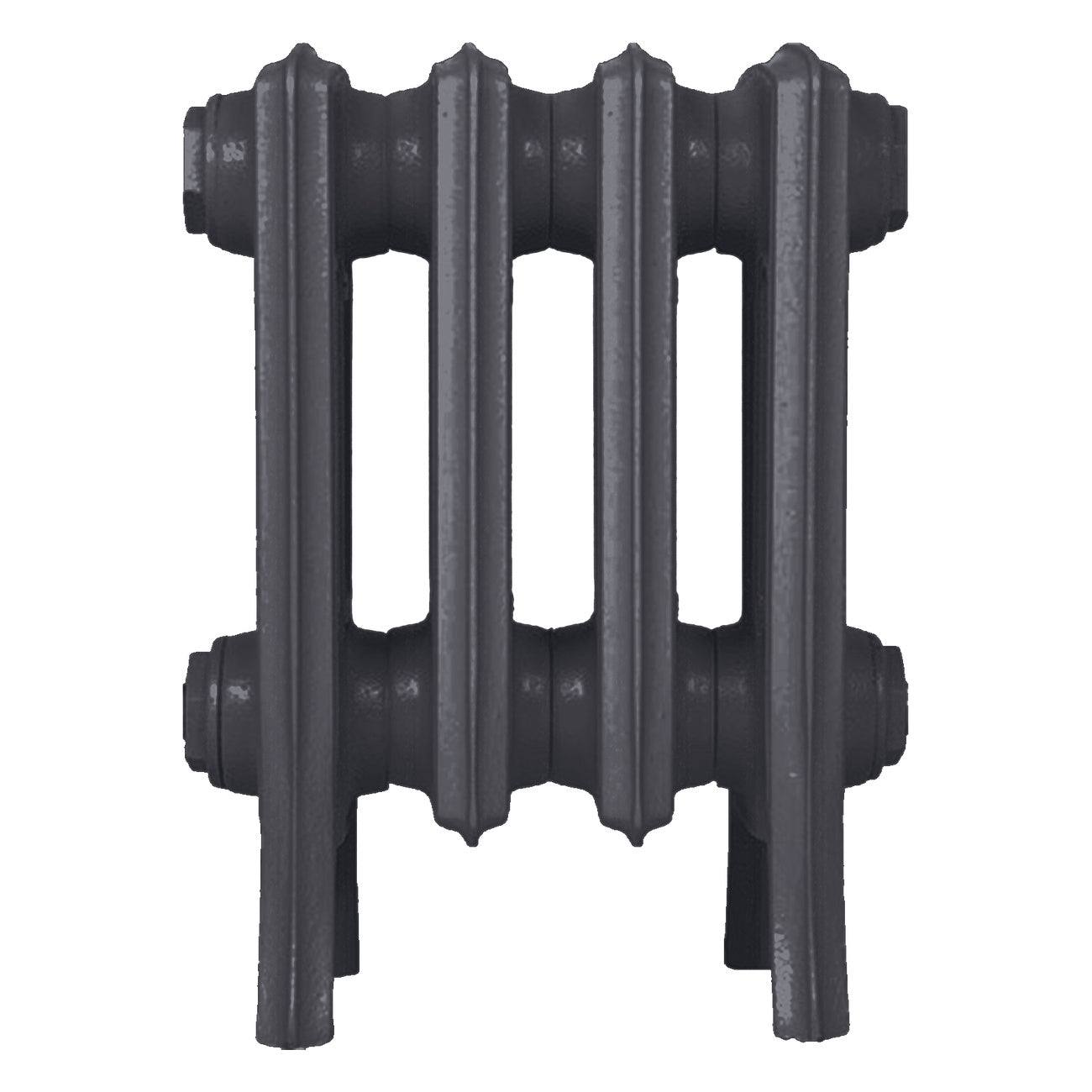 Grace - Black Iron Cast Iron Column Radiator H300mm x W272mm 4 Column - Wall Hung