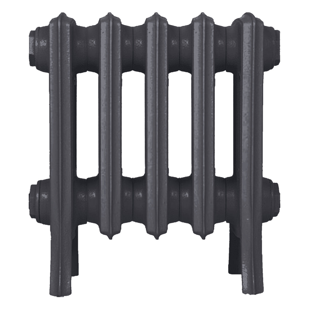 Grace - Black Iron Cast Iron Column Radiator H300mm x W333mm 4 Column - Wall Hung