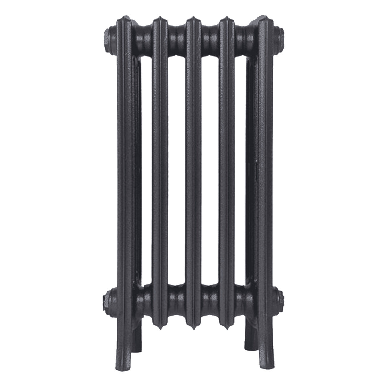 Grace - Black Iron Cast Iron Column Radiator H650mm x W333mm 4 Column - Floor Standing