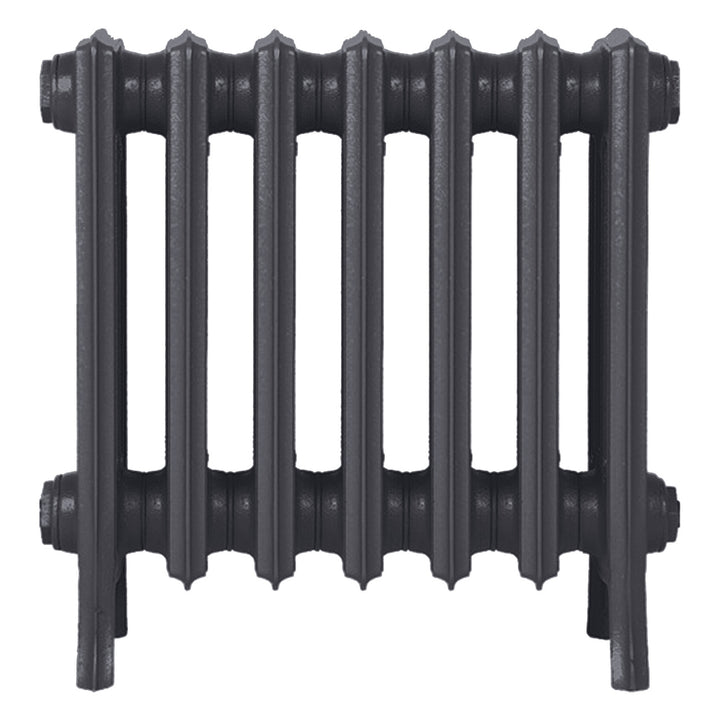 Grace - Black Iron Cast Iron Column Radiator H450mm x W454mm 4 Column - Wall Hung