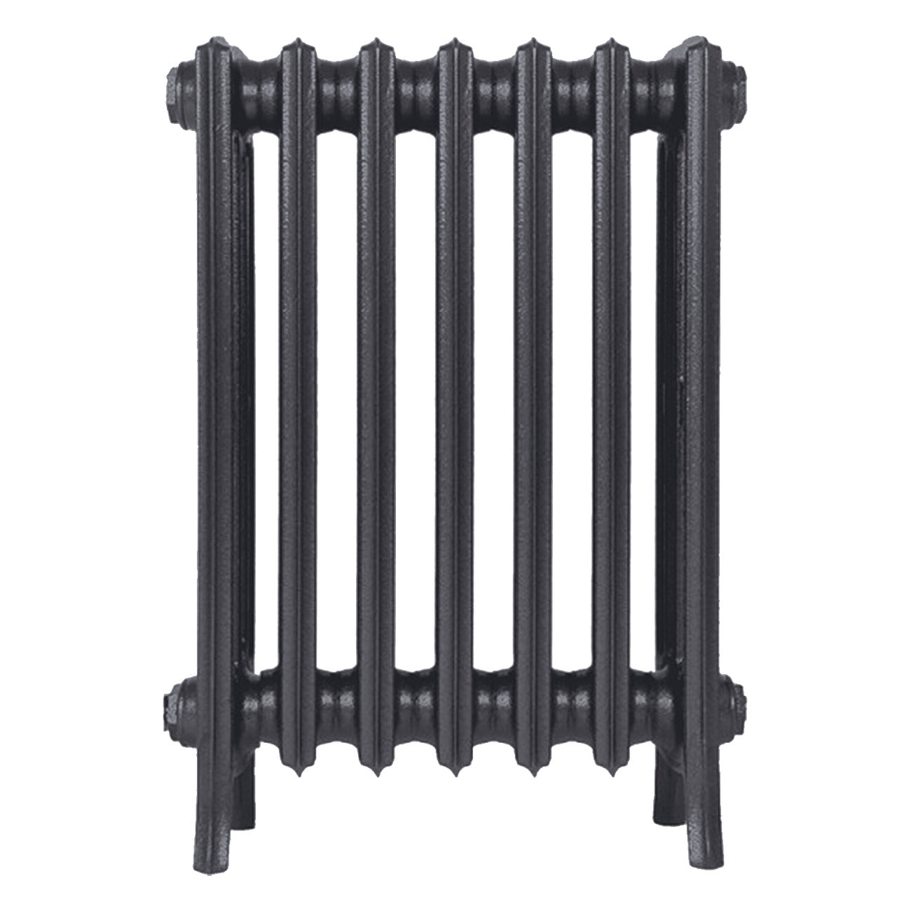 Grace - Black Iron Cast Iron Column Radiator H600mm x W454mm 4 Column - Wall Hung