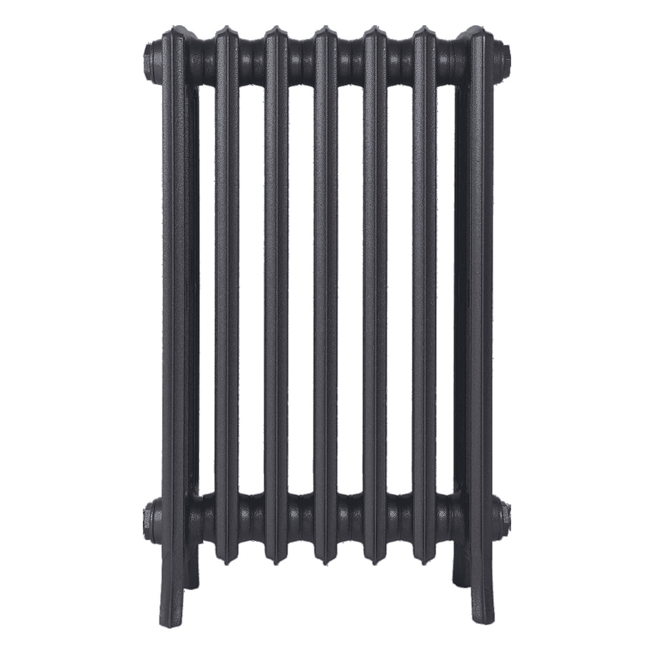 Grace - Black Iron Cast Iron Column Radiator H700mm x W454mm 4 Column - Wall Hung